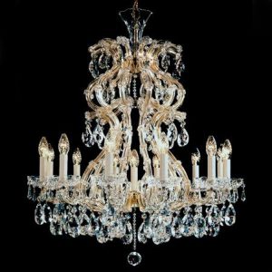 Люстра FAUSTIG белого цвета с хрусталем Swarovski Elements, артикул 41900/13 GSW