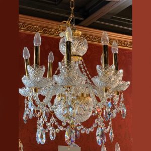Люстра классическая с прозрачным хрусталем FAUSTIG, артикул 462252/8G